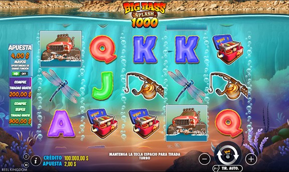 Jugando Big Bass Splash 1000